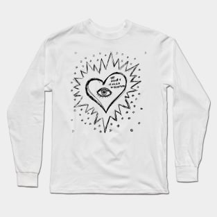 Florence Welch The Heart Is Hard to Translate Art Doodle Long Sleeve T-Shirt